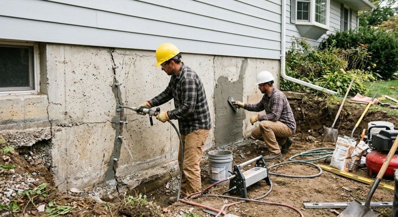 Basement Foundation Repair in Bergen County, NJ