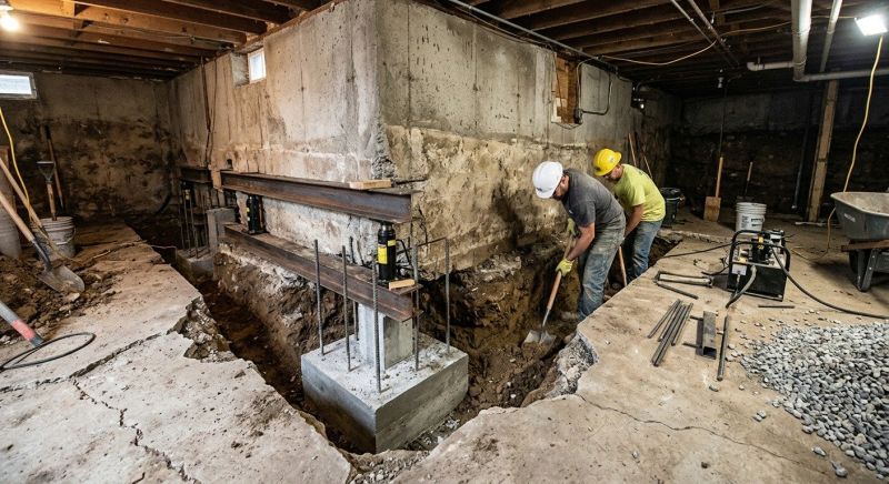 Basement Underpinning in Florham Park, NJ