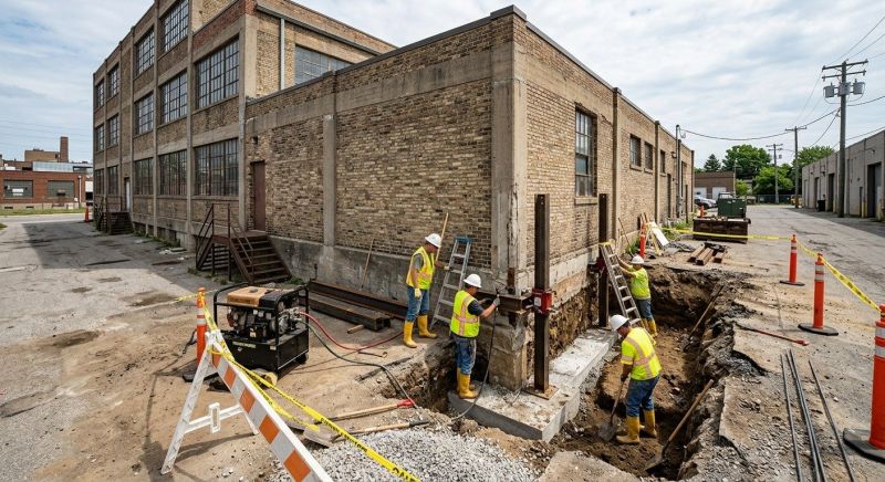 Building Foundation Repair in Long Island City, NY