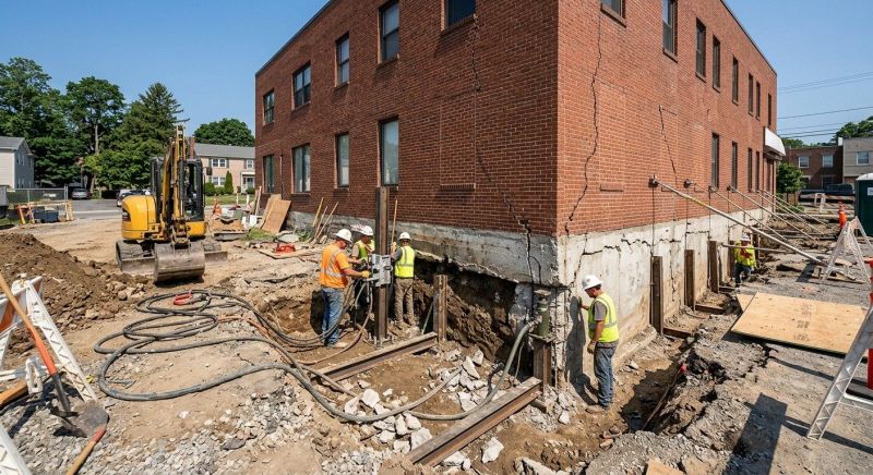 Building Foundation Repair in Long Island, NY