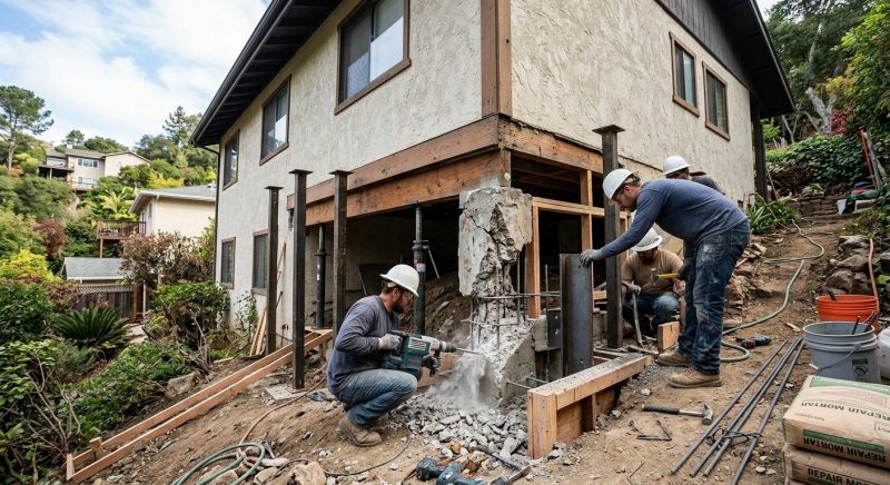 Concrete Foundation Repair in Boonton, NJ