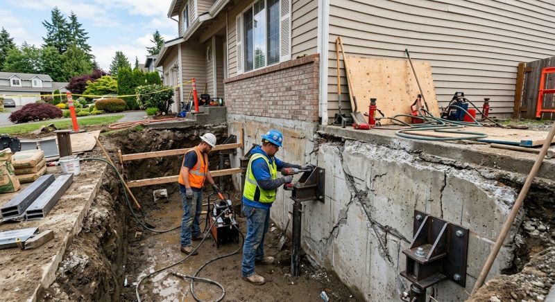 Concrete Foundation Repair in East Hanover, NJ