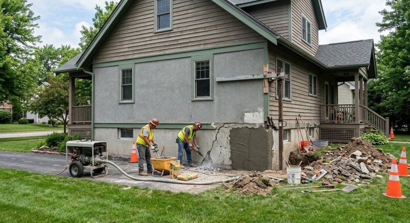 Concrete Foundation Repair in Irvington, NJ