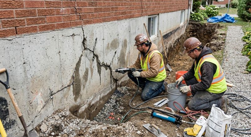 Cracked Foundation Repair in Essex County, NJ