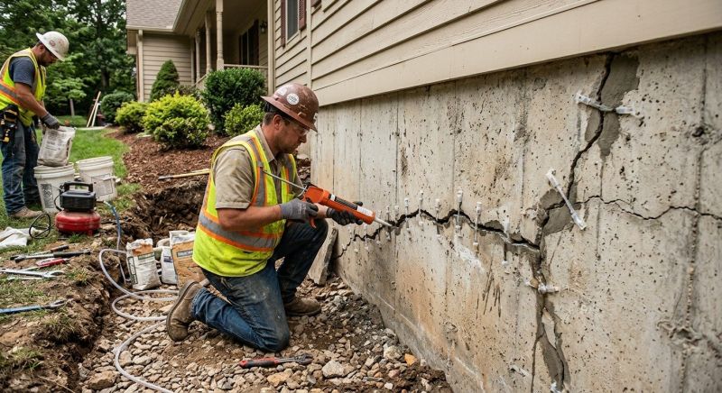 Cracked Foundation Repair in Long Island, NY
