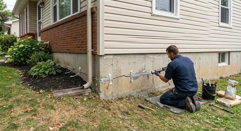 Cracked Foundation Repair in Somerville, NJ