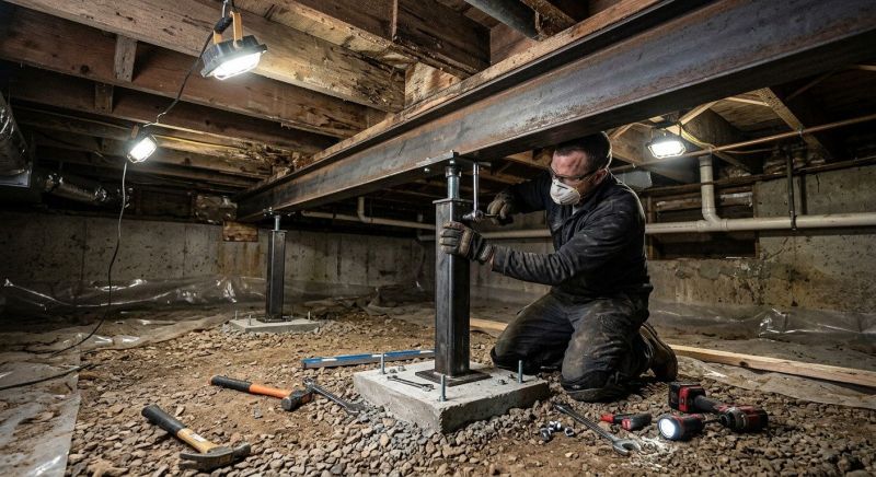 Crawlspace Structural Repair in Florham Park, NJ