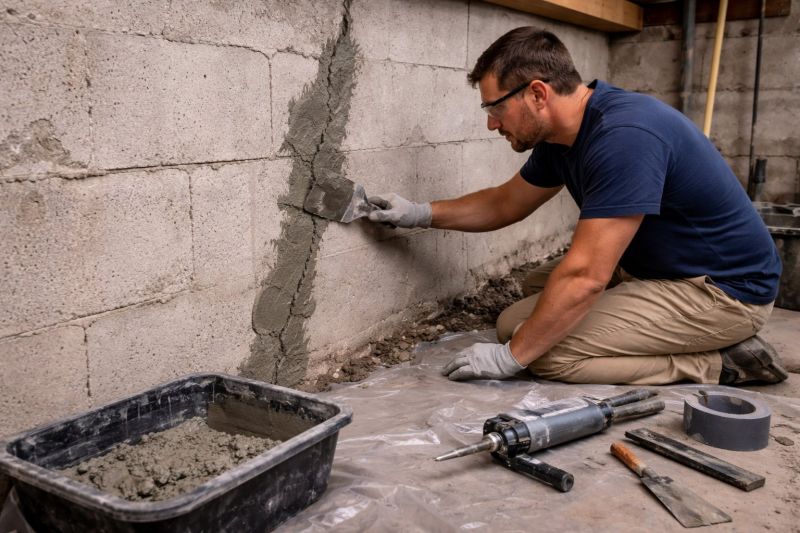Foundation Crack Repair in Essex County, NJ