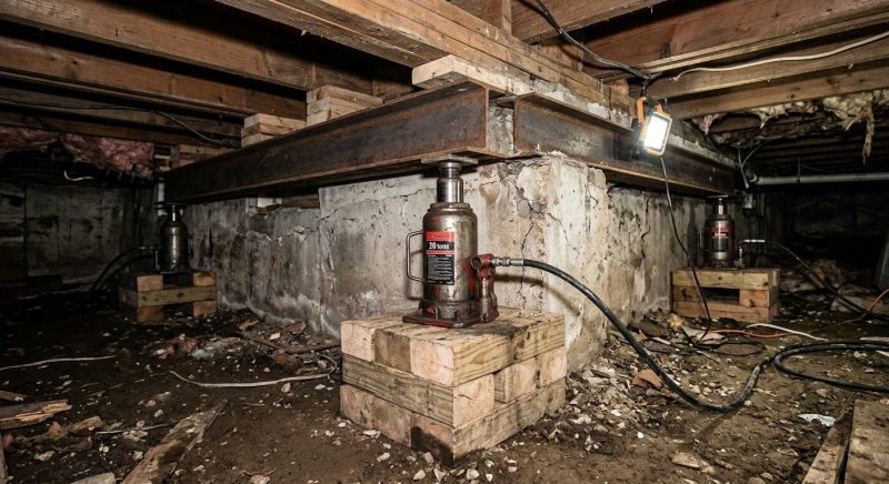Foundation Jacking in Bedminster, NJ