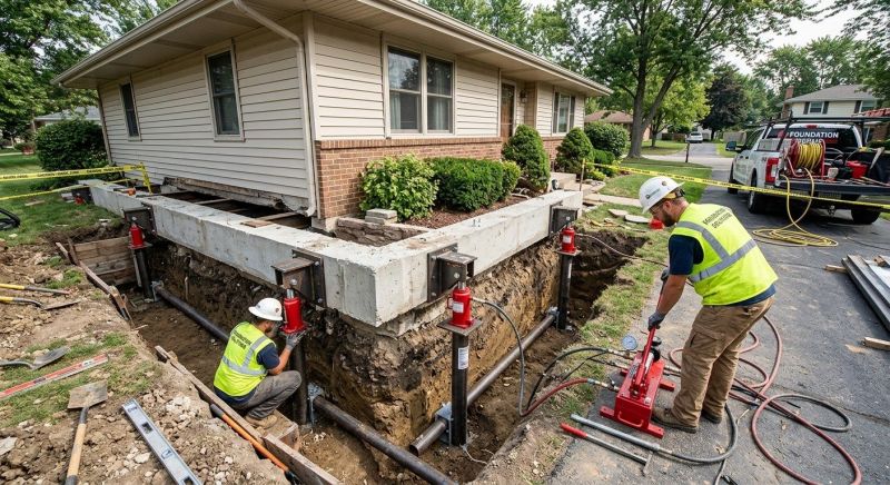 Foundation Jacking in East Orange, NJ