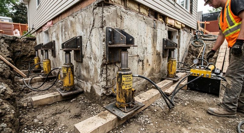 Foundation Jacking in Edison, NJ