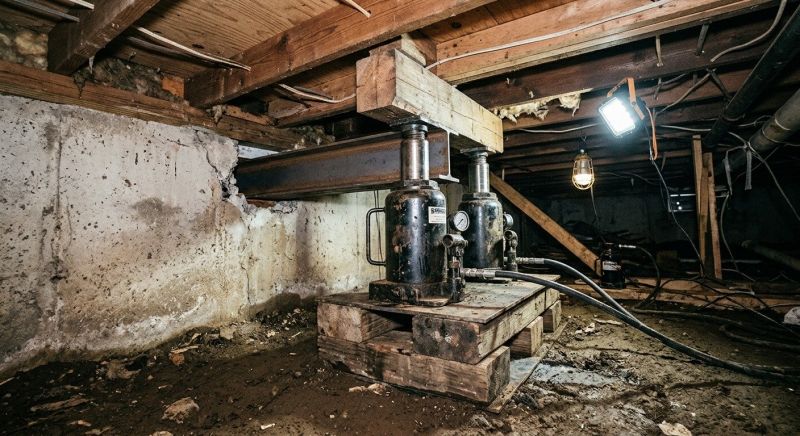 Foundation Jacking in Ho Ho Kus, NJ