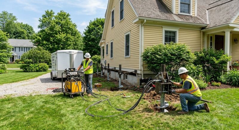 Foundation Lifting in Bergenfield, NJ