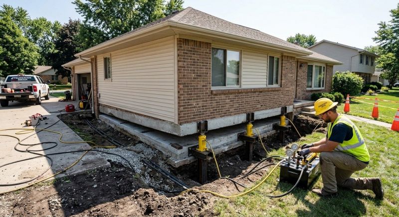 Foundation Lifting in Glen Rock, NJ