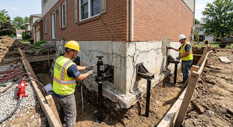 Foundation Structural Repair in Califon, NJ