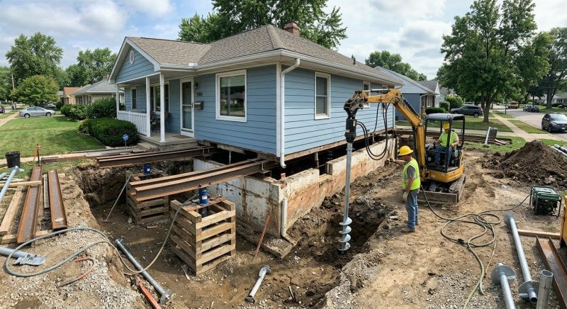 House Underpinning in Florham Park, NJ