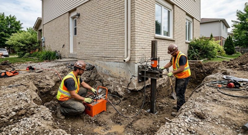 Sinking Foundation Lifting in Florham Park, NJ