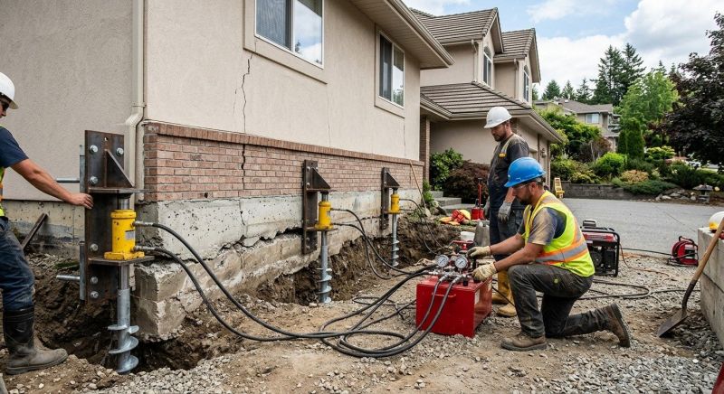 Sinking Foundation Lifting in Florham Park, NJ