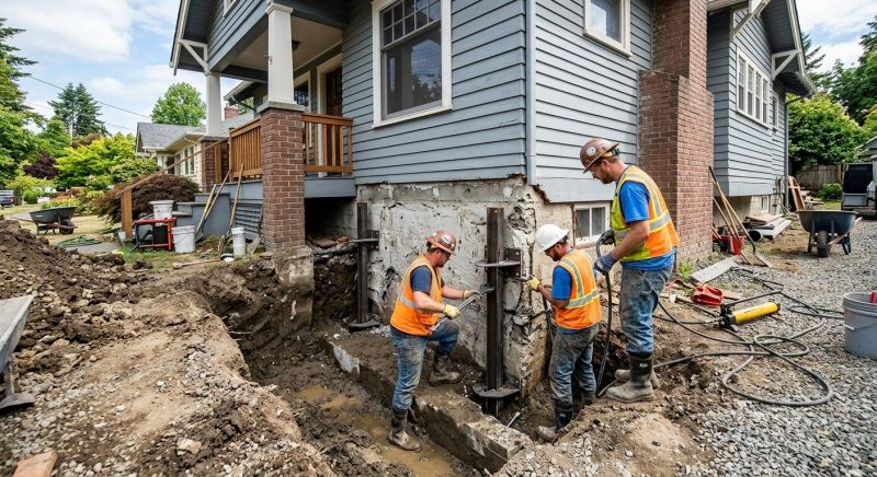 Sinking Foundation Repair in Hackensack, NJ