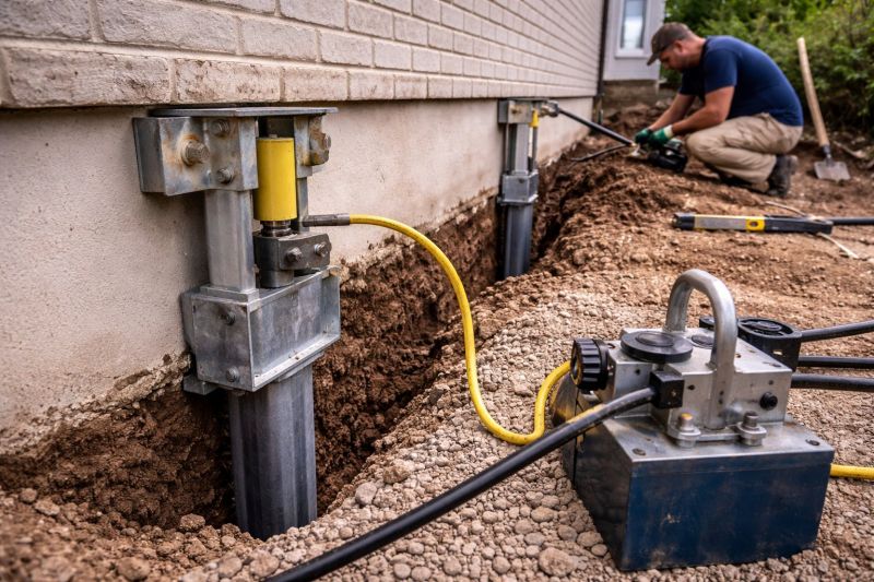 Sinking Foundation Repair in Hopatcong, NJ