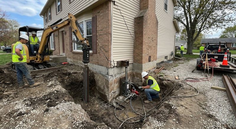 Sinking Foundation Repair in Hopatcong, NJ