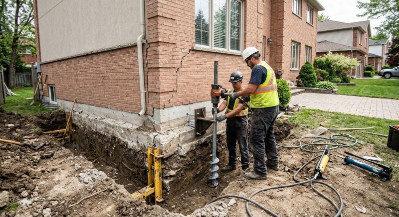 Sinking Foundation Repair in South Hackensack, NJ