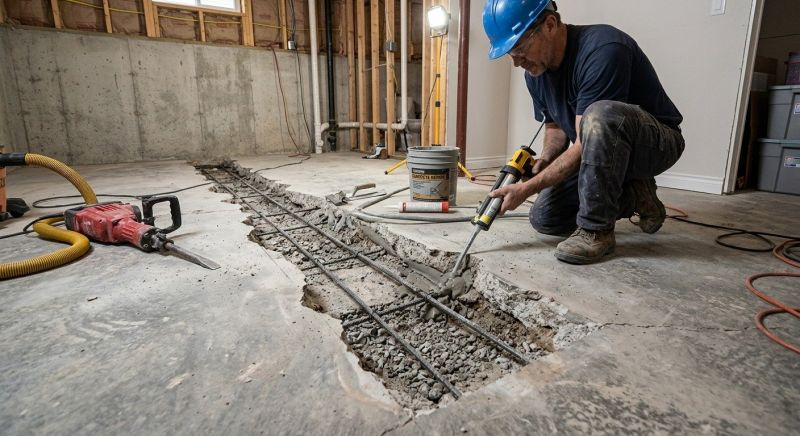 Slab Foundation Repair in Florham Park, NJ